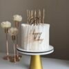Premium White theme Cake